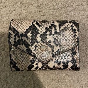 Snakeskin Mini Trifold Wallet